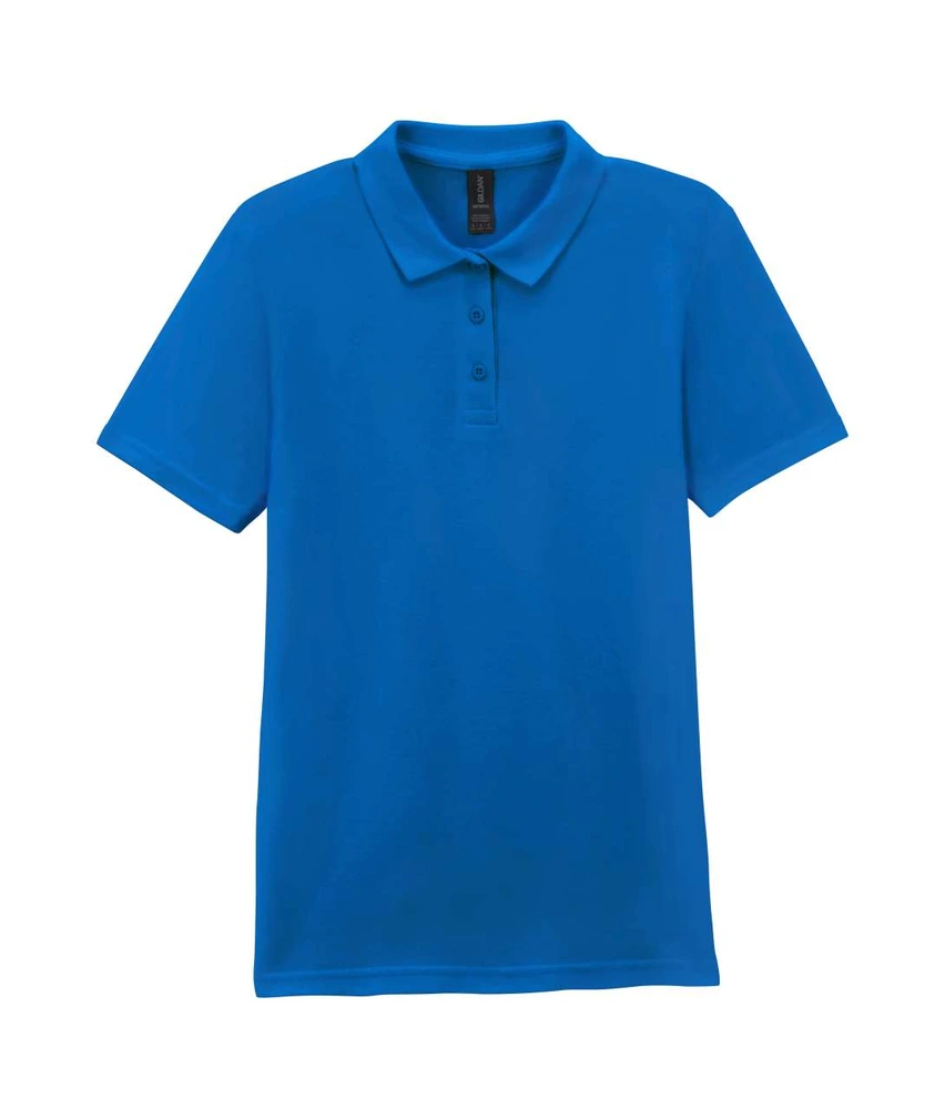 Tricou polo damă Gildan Softstyle Double Piqué GIL64800 · 177 g/m², bumbac