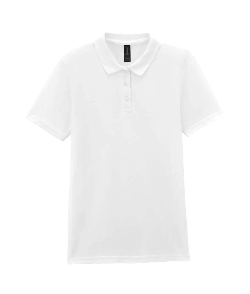 Tricou polo damă Gildan Softstyle Double Piqué GIL64800 · 177 g/m², bumbac