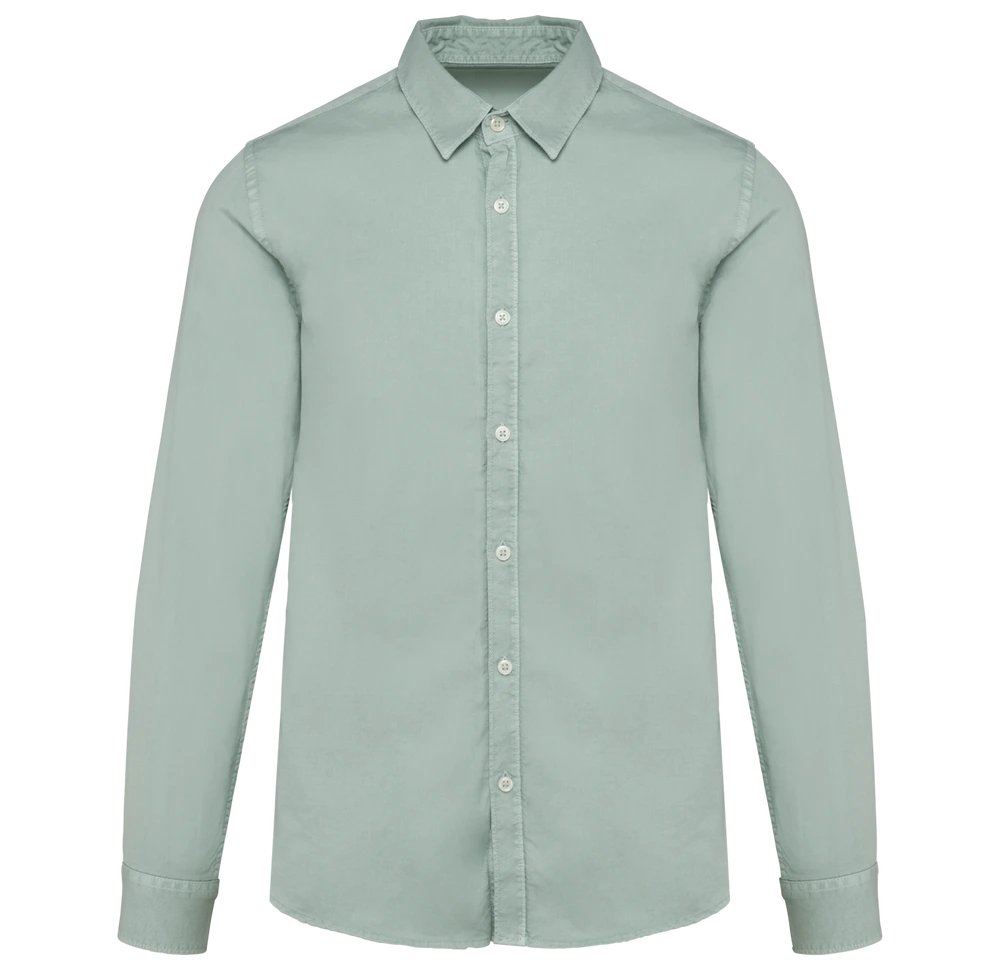 Cămașă bărbați Native Spirit Washed NS502 · 135 g/m², bumbac / bumbac organic