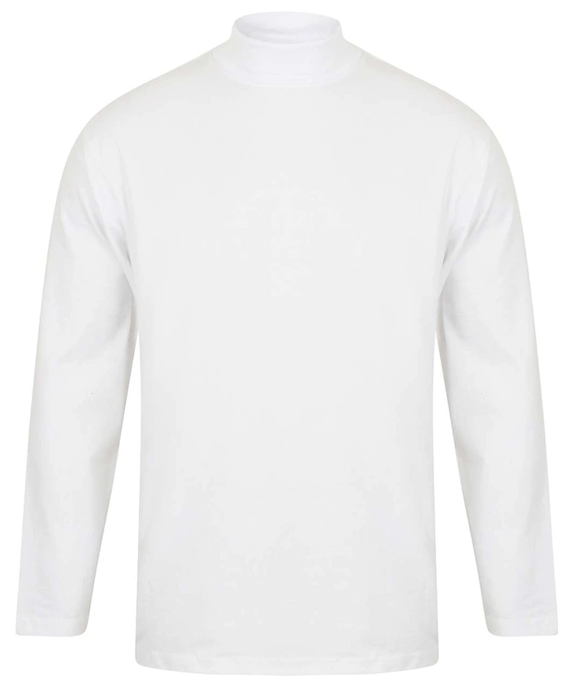 Tricou cu mânecă lungă Henbury Roll HN020 · 190 g/m², bumbac / elastan