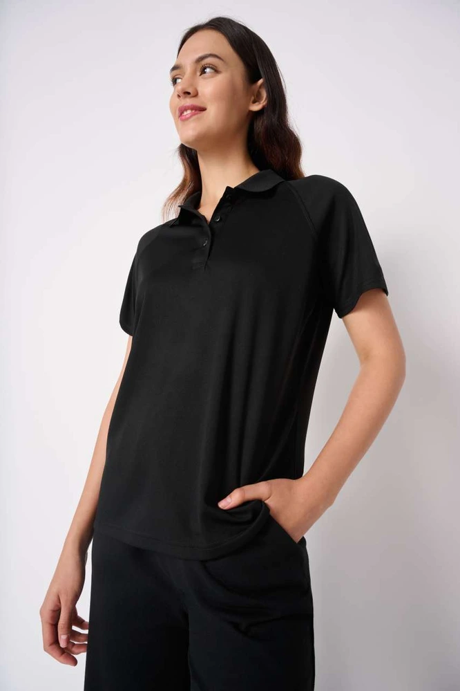 Tricou polo damă iDeal Basic Polyester IB201 · 130 g/m², poliester