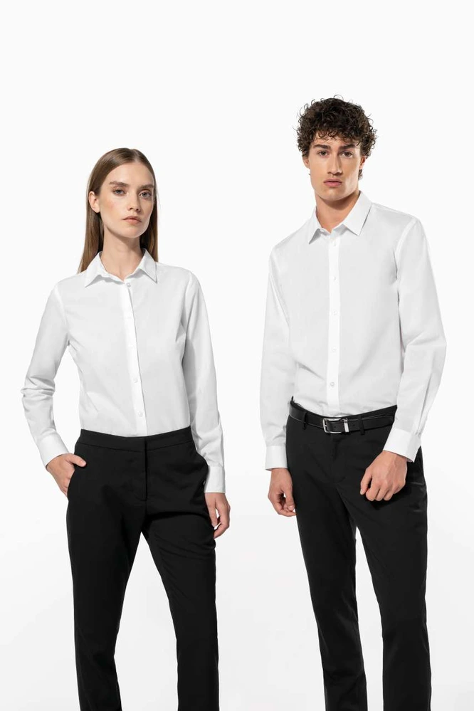 Cămașă bărbați Kariban Poplin Easy Care Polycotton KA583 · 108 g/m², bumbac / poliester