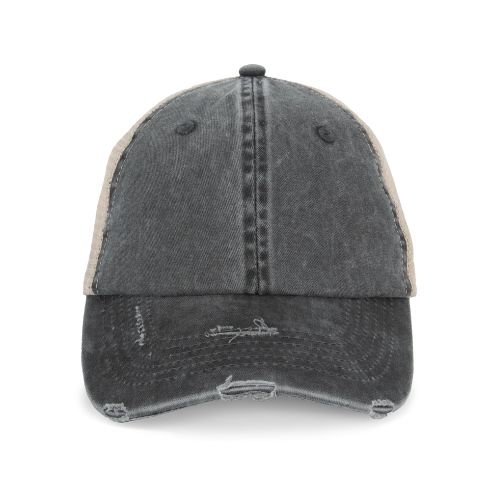 Șapcă Native Spirit Eco-Friendly Ripped Effect Trucker NS027 · 280 g/m², bumbac / bumbac organic