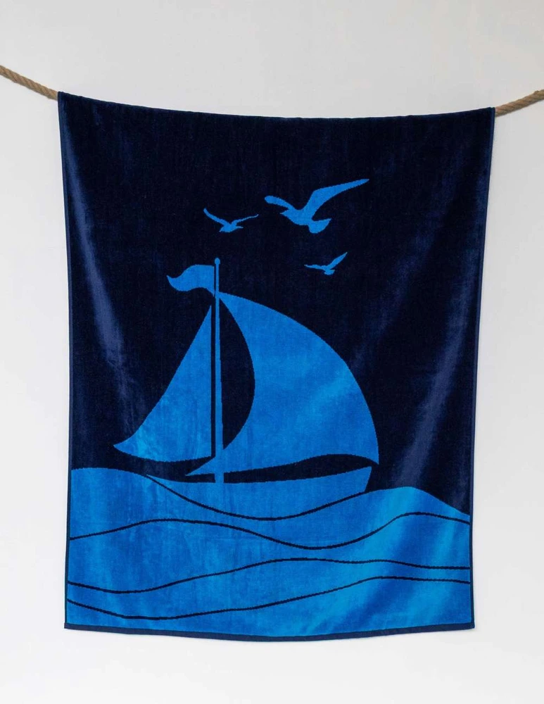 Prosop Olima „Sailing Boat YD Velour OLV4060 · bumbac