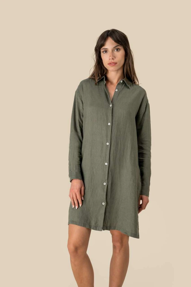Cămașă damă Spasso Linen Dress SP5008 · 125 g/m²