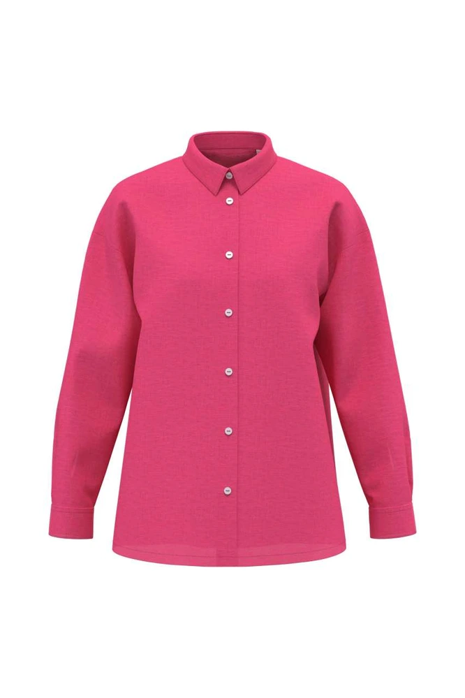 Cămașă damă oversize Spasso Linen SP501 · 125 g/m²