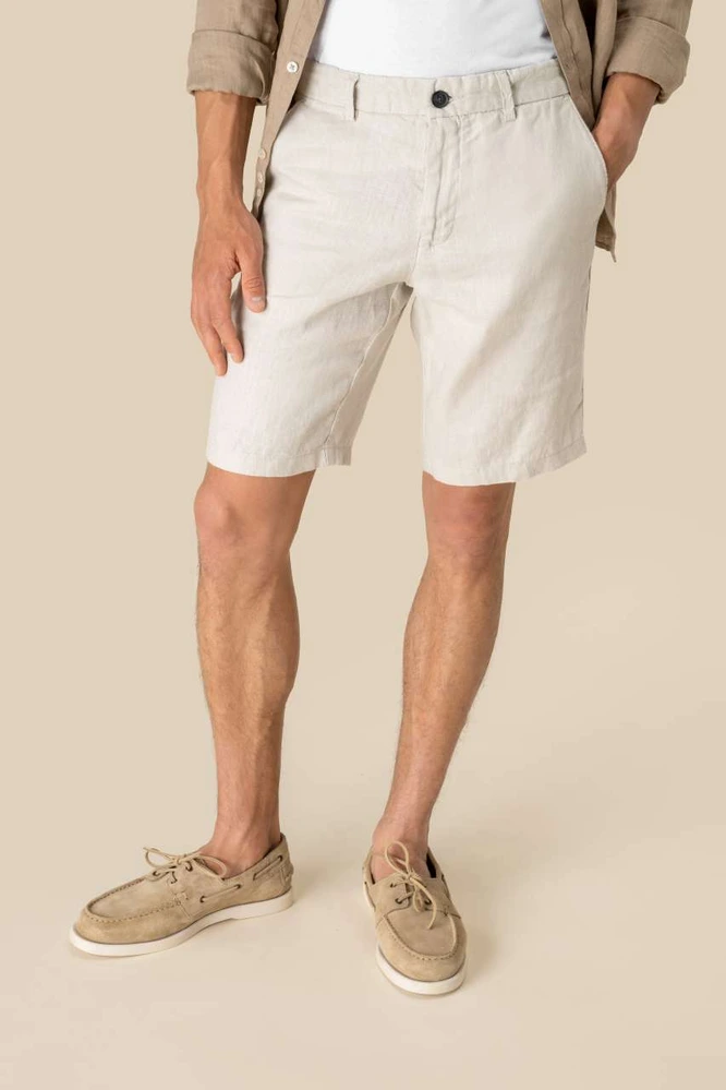 Pantaloni scurți bărbați Spasso Linen SP711 · 210 g/m²