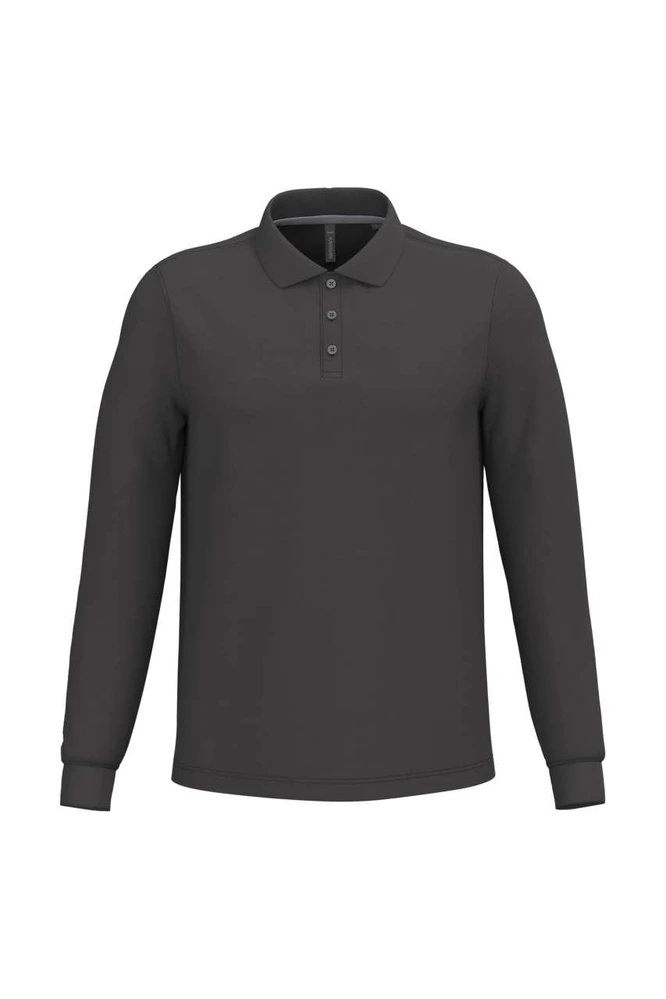 Tricou polo cu mânecă lungă bărbați Kariban KA243 · 220 g/m², bumbac