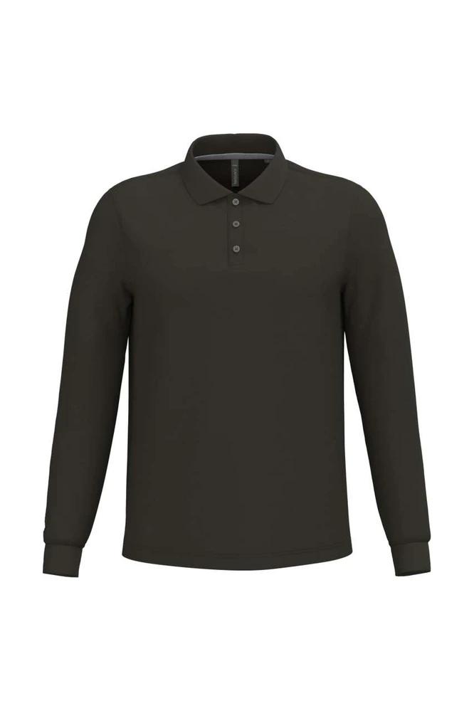 Tricou polo cu mânecă lungă bărbați Kariban KA243 · 220 g/m², bumbac
