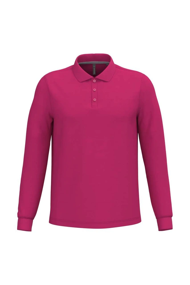 Tricou polo cu mânecă lungă bărbați Kariban KA243 · 220 g/m², bumbac
