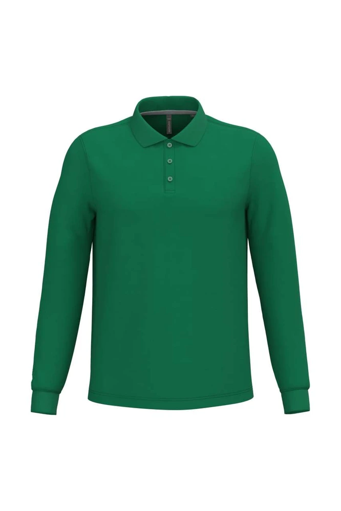 Tricou polo cu mânecă lungă bărbați Kariban KA243 · 220 g/m², bumbac