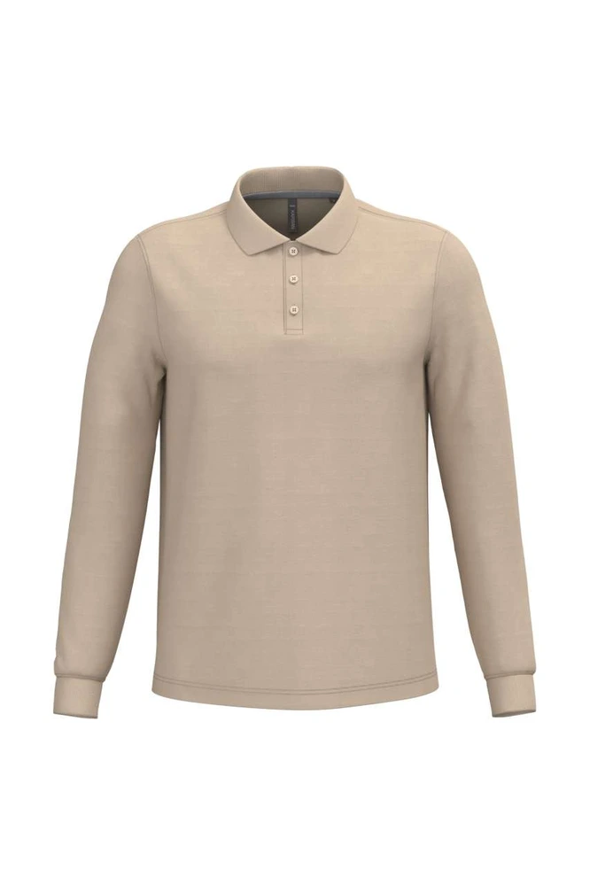 Tricou polo cu mânecă lungă bărbați Kariban KA243 · 220 g/m², bumbac