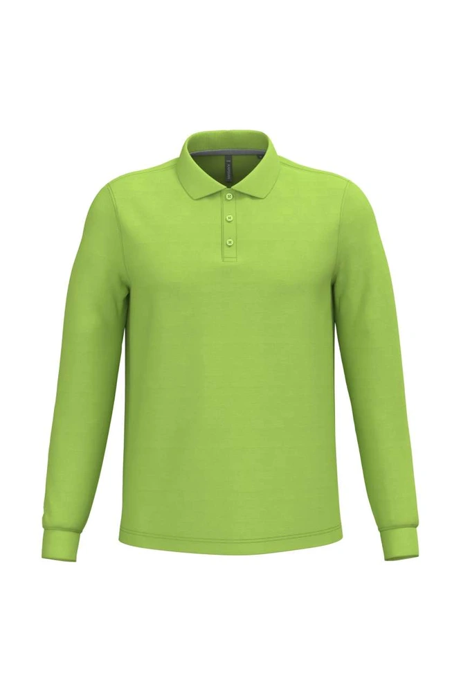 Tricou polo cu mânecă lungă bărbați Kariban KA243 · 220 g/m², bumbac