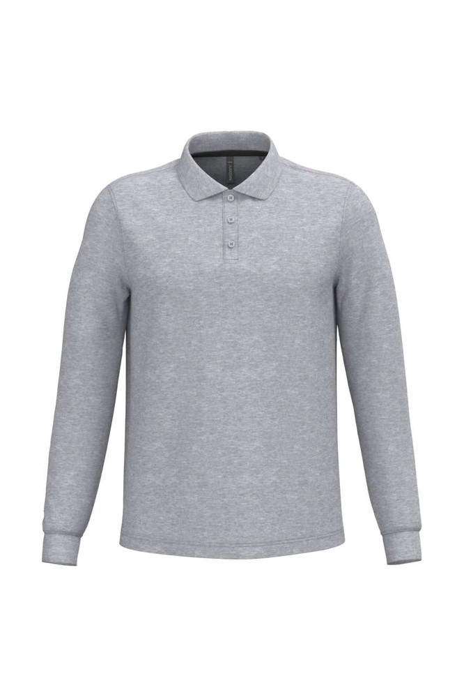 Tricou polo cu mânecă lungă bărbați Kariban KA243 · 220 g/m², bumbac