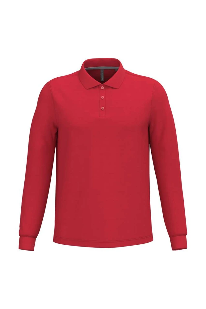 Tricou polo cu mânecă lungă bărbați Kariban KA243 · 220 g/m², bumbac