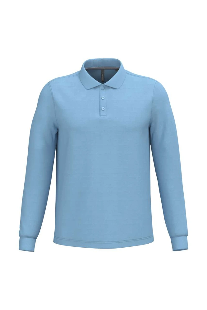 Tricou polo cu mânecă lungă bărbați Kariban KA243 · 220 g/m², bumbac