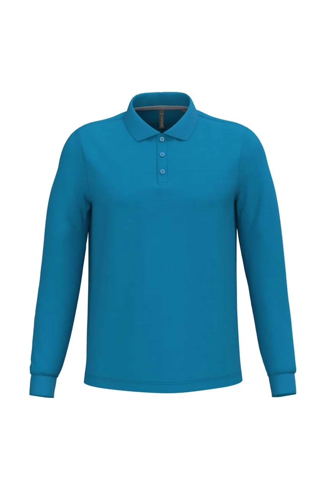 Tricou polo cu mânecă lungă bărbați Kariban KA243 · 220 g/m², bumbac