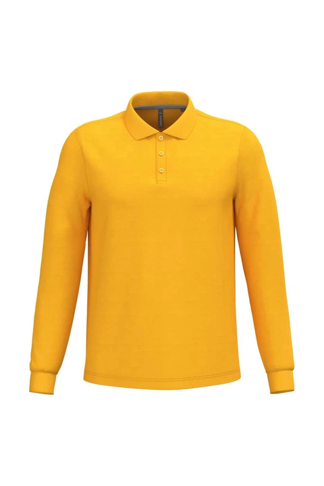 Tricou polo cu mânecă lungă bărbați Kariban KA243 · 220 g/m², bumbac