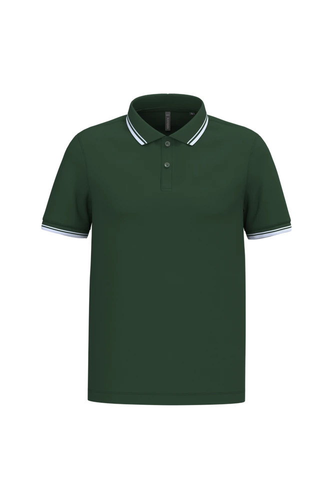 Tricou polo bărbați Kariban Poloshirt Contrasting Piping KA272 · 180 g/m², bumbac