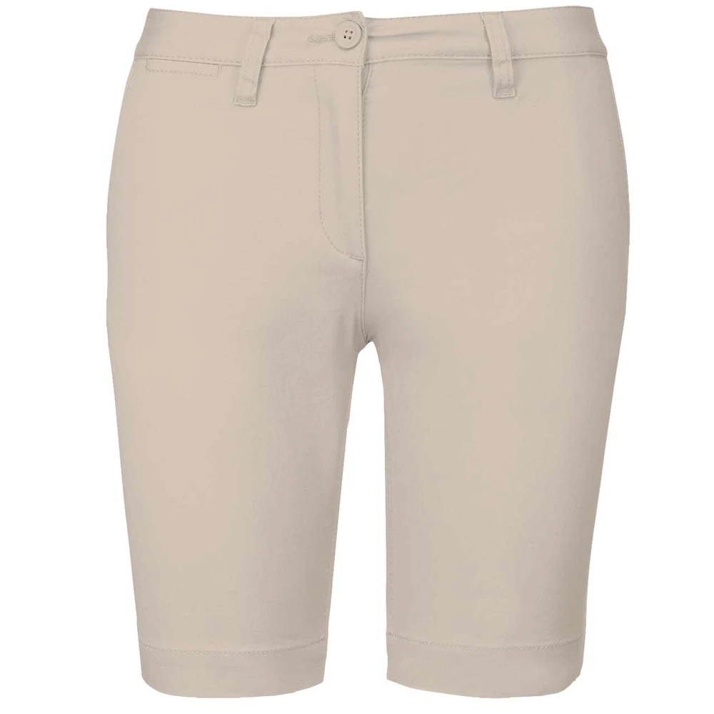 Pantaloni scurți damă Kariban Chino KA751 · 245 g/m², bumbac / elastan