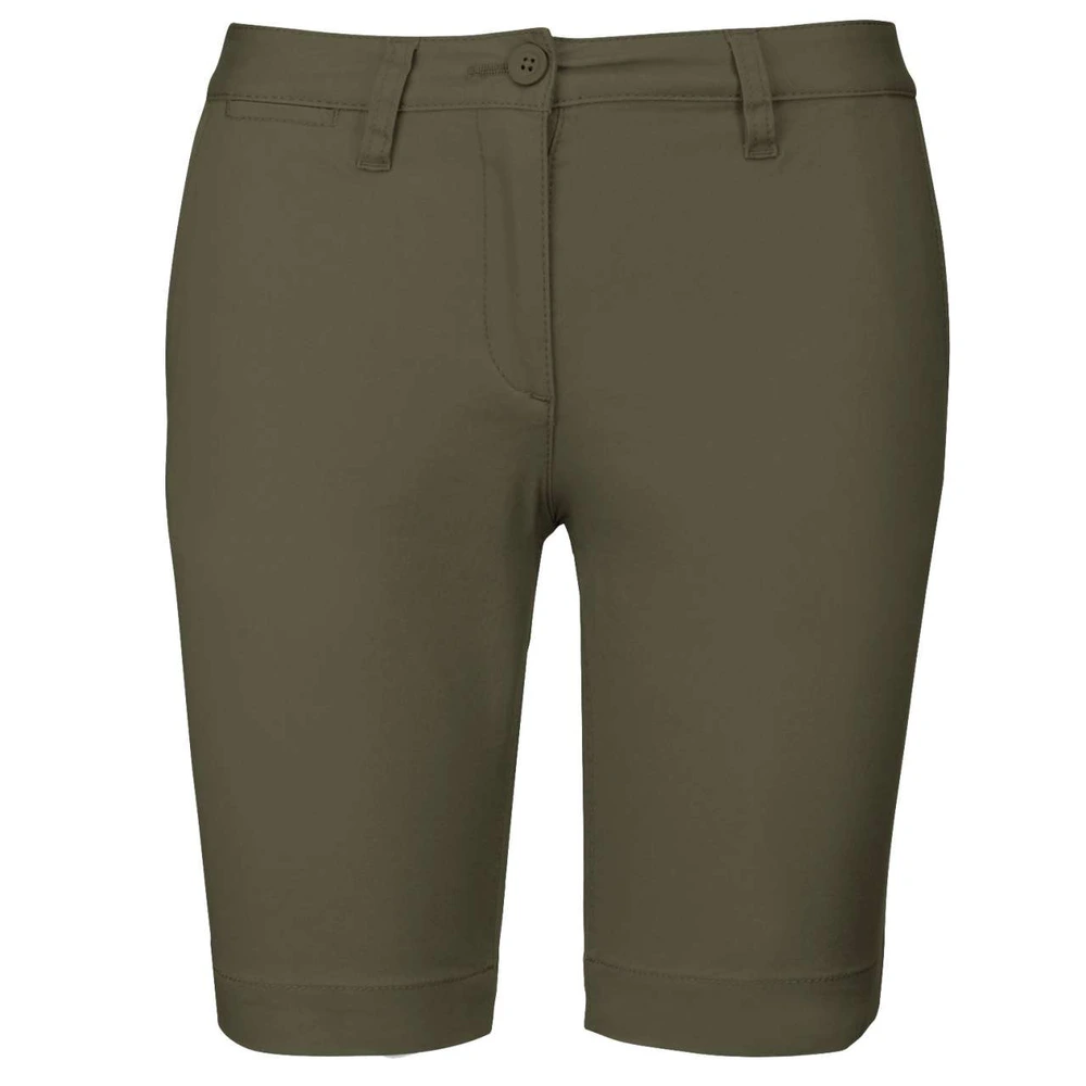 Pantaloni scurți damă Kariban Chino KA751 · 245 g/m², bumbac / elastan