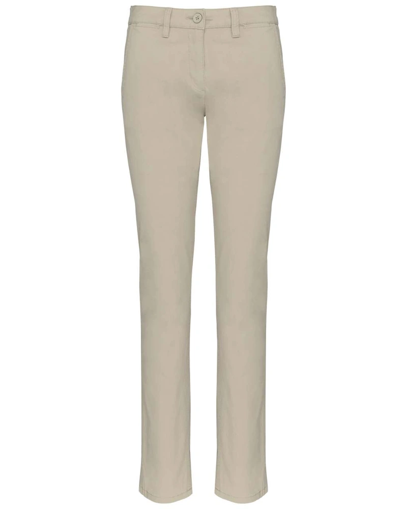 Pantaloni damă Kariban Chino KA741 · 245 g/m², bumbac / elastan