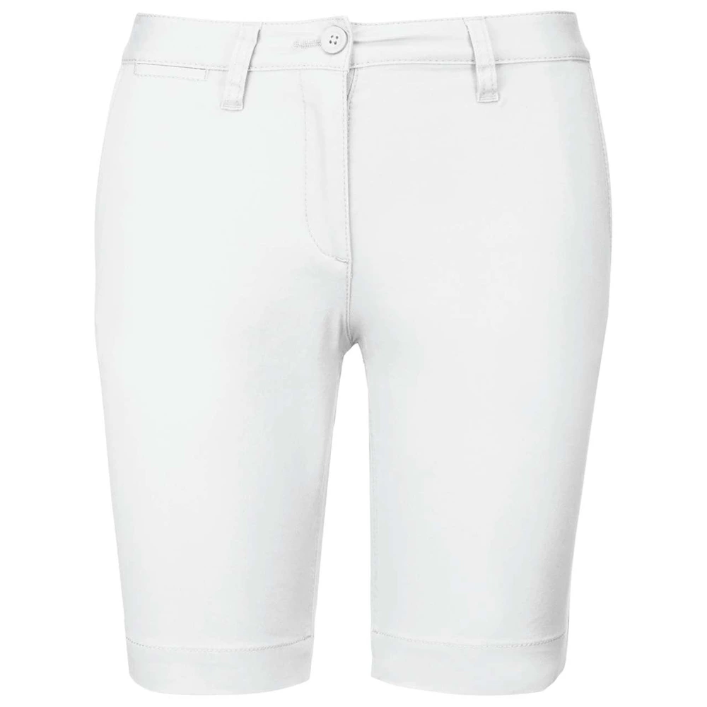 Pantaloni scurți damă Kariban Chino KA751 · 245 g/m², bumbac / elastan