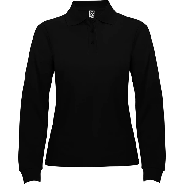 Tricou polo cu mânecă lungă damă Roly Estrella PO6636 · 220 g/m², bumbac / vâscoză