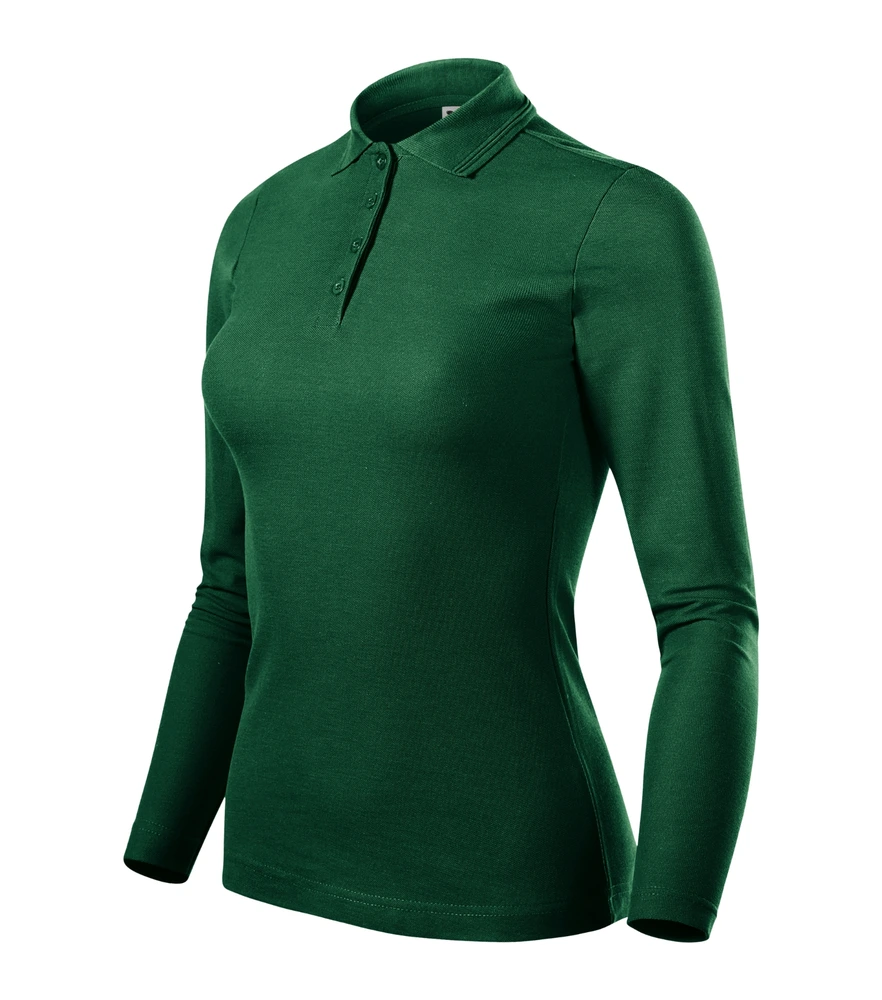 Tricou polo cu mânecă lungă damă Malfini Pique · 200 g/m², bumbac / poliester
