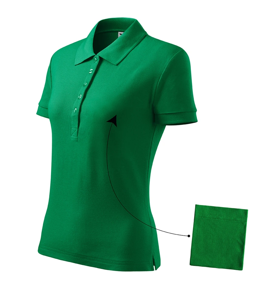 Tricou polo damă Malfini Cotton · 170 g/m², bumbac / vâscoză