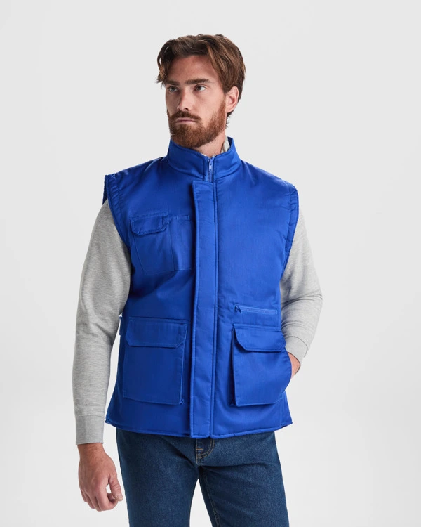 Vestă matlasată bărbați Roly Almanzor CC5067 · 200 g/m², bumbac / poliester