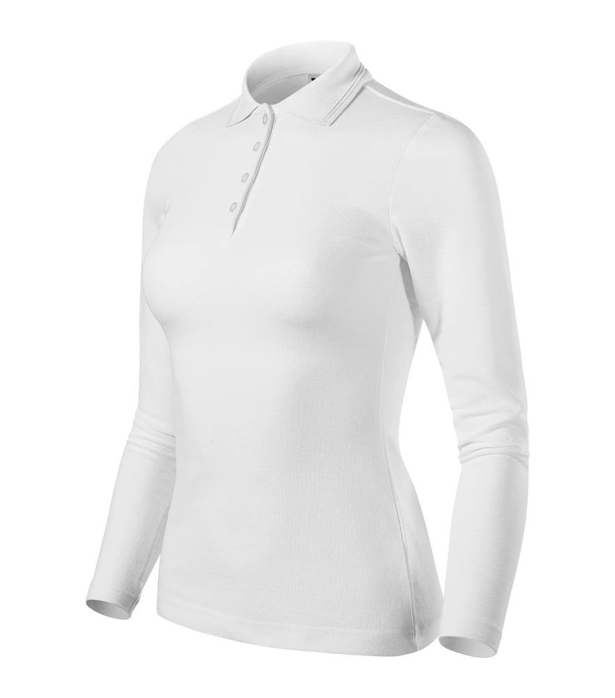 Tricou polo cu mânecă lungă damă Malfini Pique · 200 g/m², bumbac / poliester