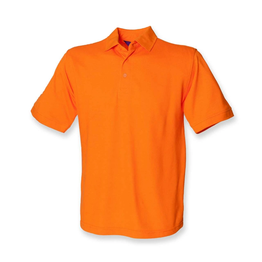 Tricou polo bărbați Henbury Classic 65 35 Pique HN400 · 200 g/m², bumbac / poliester