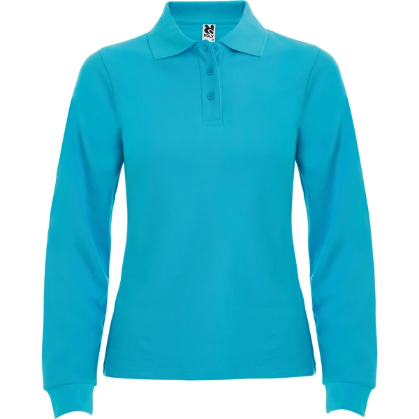 Tricou polo cu mânecă lungă damă Roly Estrella PO6636 · 220 g/m², bumbac / vâscoză