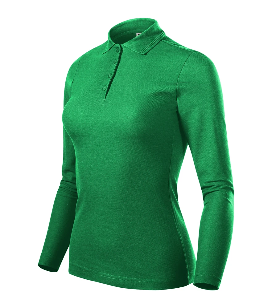 Tricou polo cu mânecă lungă damă Malfini Pique · 200 g/m², bumbac / poliester