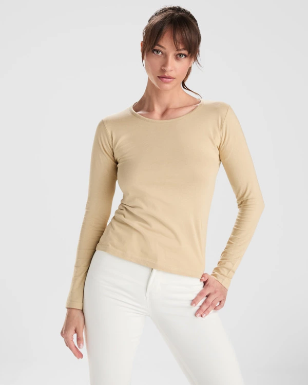 Tricou cu mânecă lungă damă Roly Extreme CA1218 · 160 g/m², bumbac / vâscoză