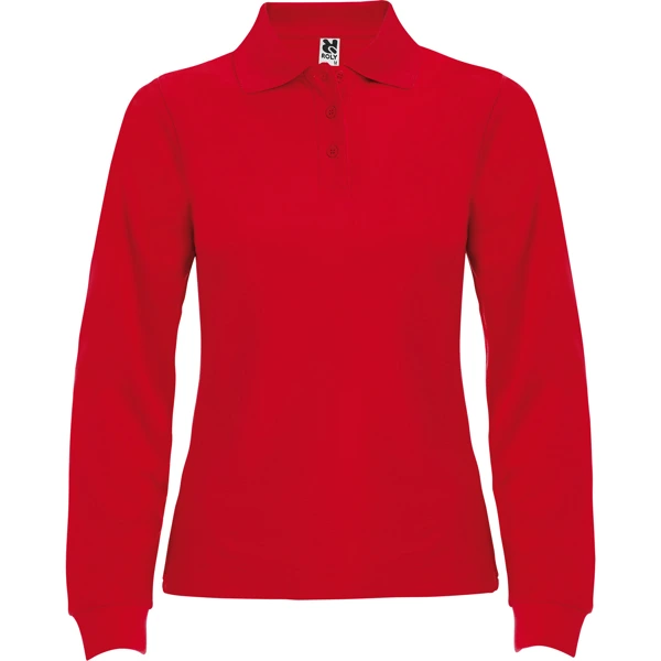 Tricou polo cu mânecă lungă damă Roly Estrella PO6636 · 220 g/m², bumbac / vâscoză