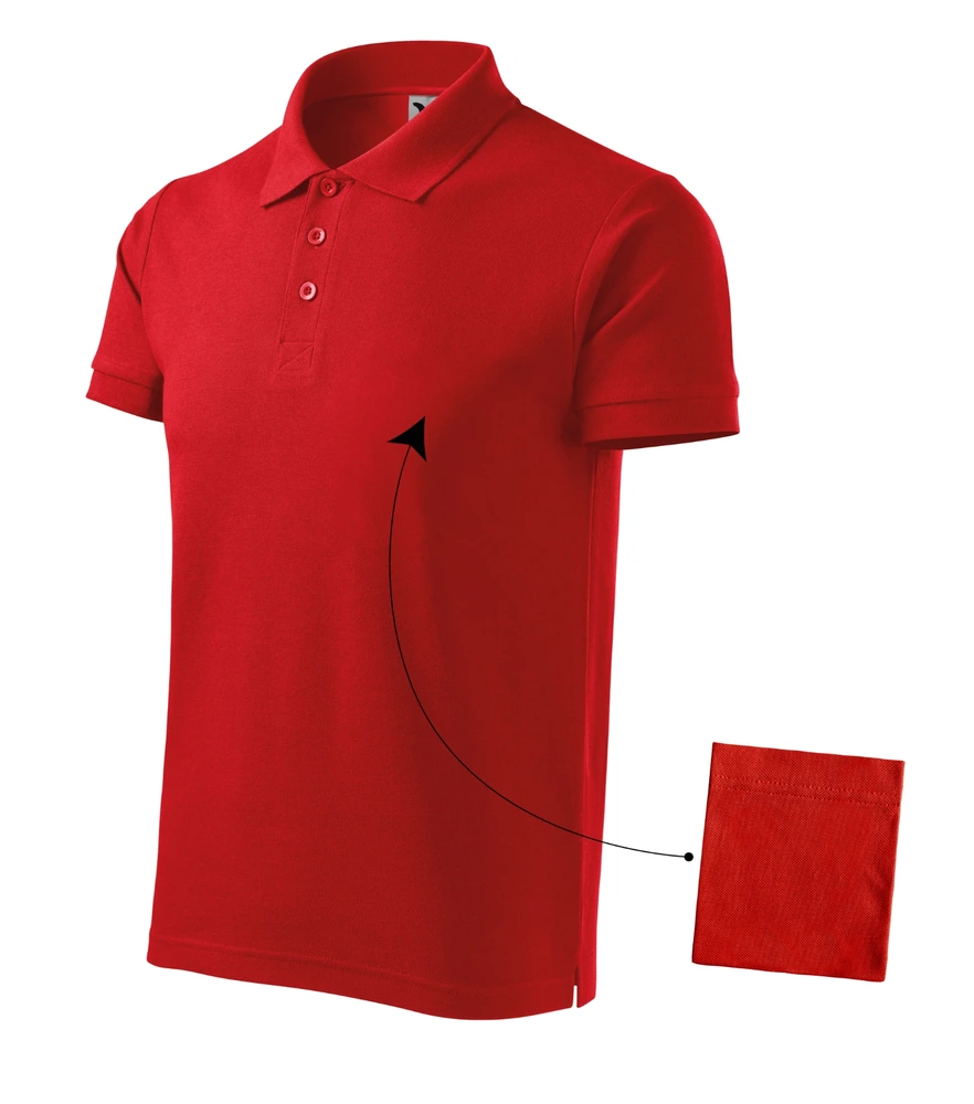 Tricou polo bărbați Malfini Cotton · 170 g/m², bumbac / vâscoză