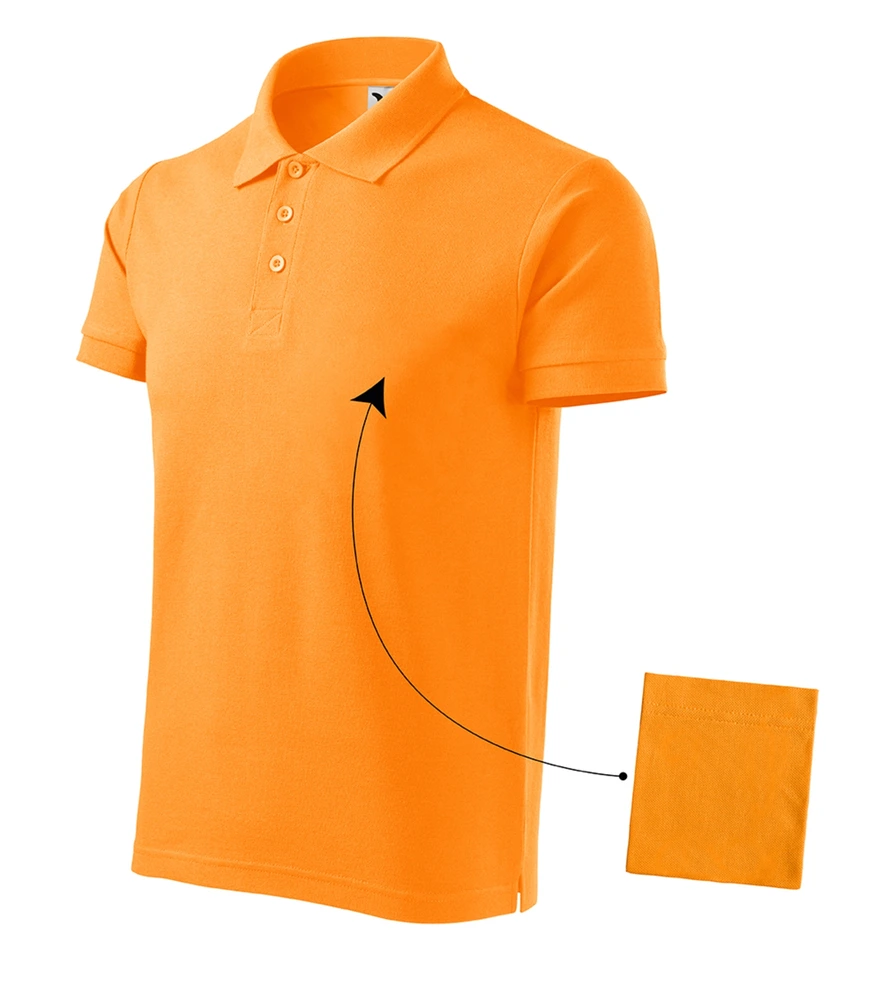 Tricou polo bărbați Malfini Cotton · 170 g/m², bumbac / vâscoză