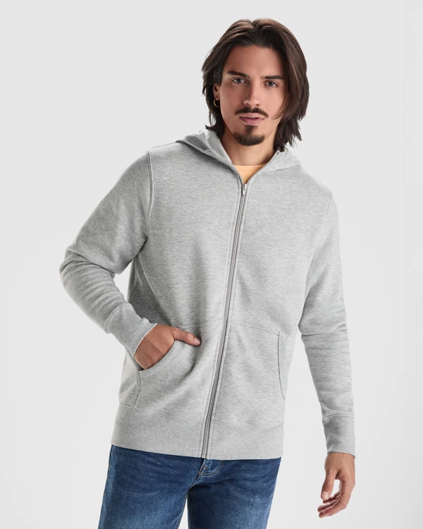 Hanorac cu fermoar Roly Montblanc CQ6421 · 280 g/m², bumbac / poliester