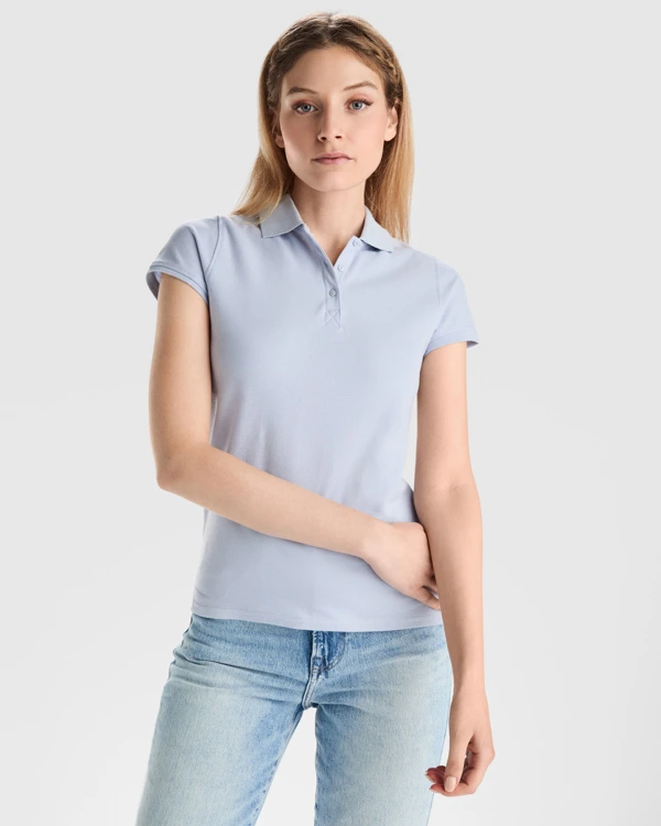 Tricou polo damă Roly Star PO6634 · 200 g/m², bumbac / vâscoză