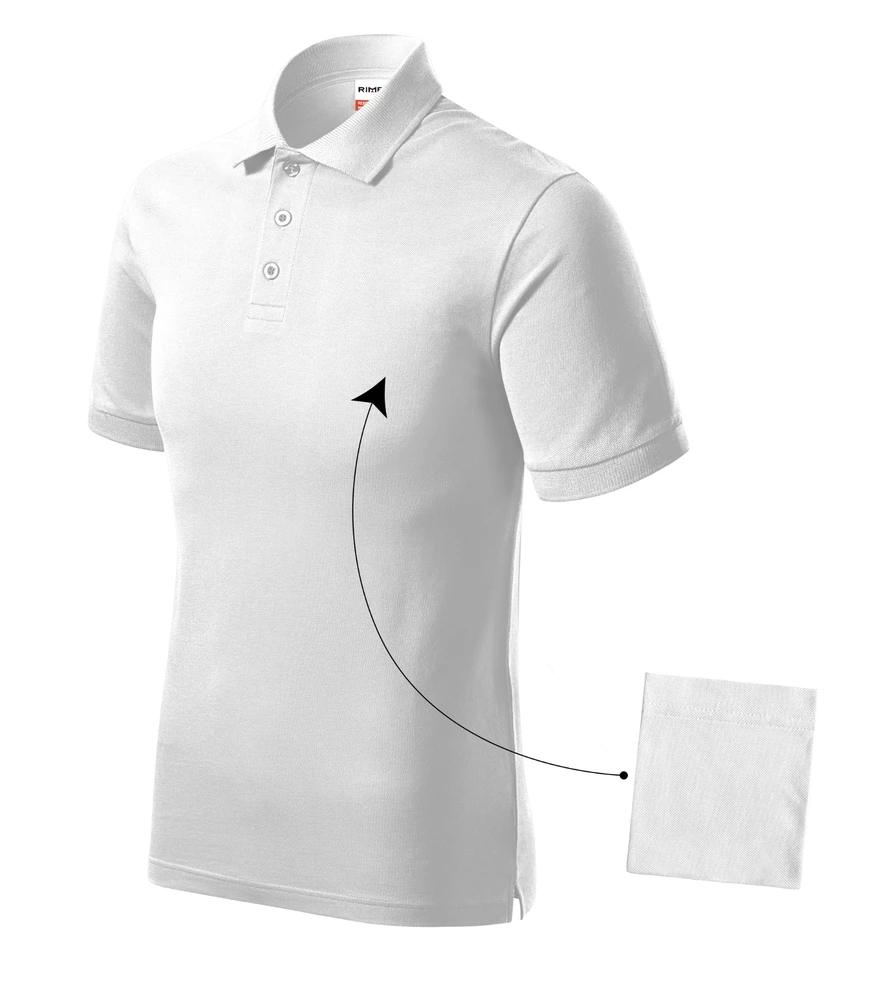 Tricou polo bărbați Rimeck Resist · 200 g/m², bumbac
