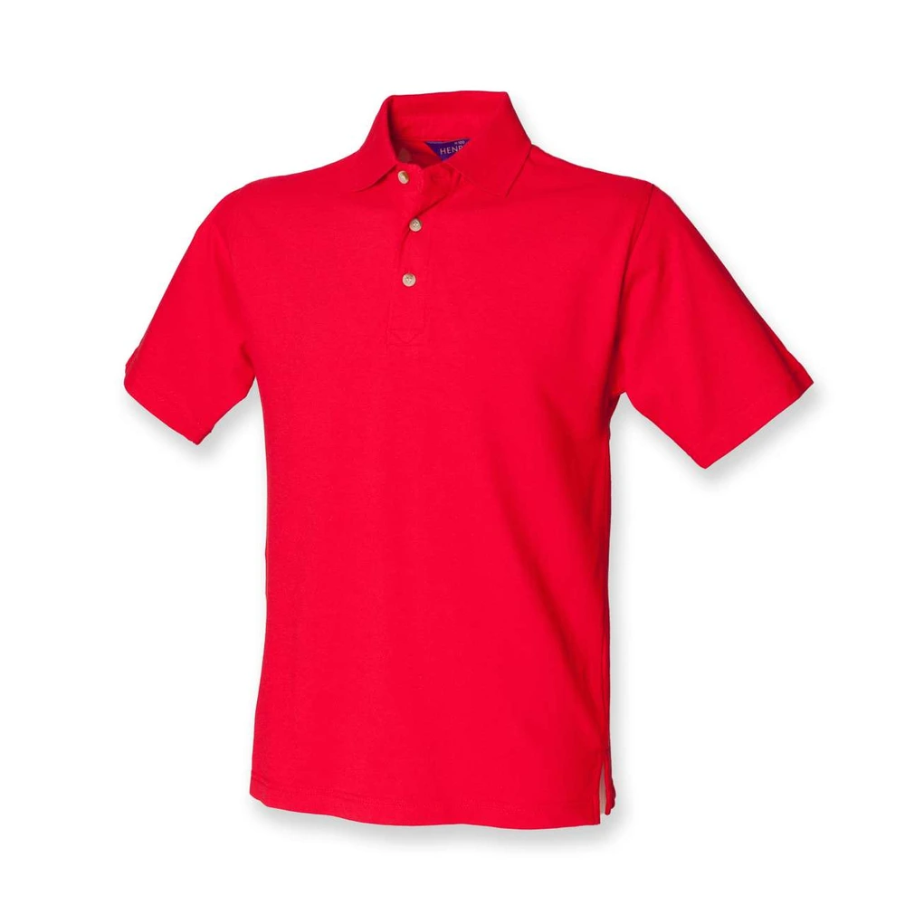 Tricou polo bărbați Henbury Classic Cotton Pique HN100 · 225 g/m², bumbac