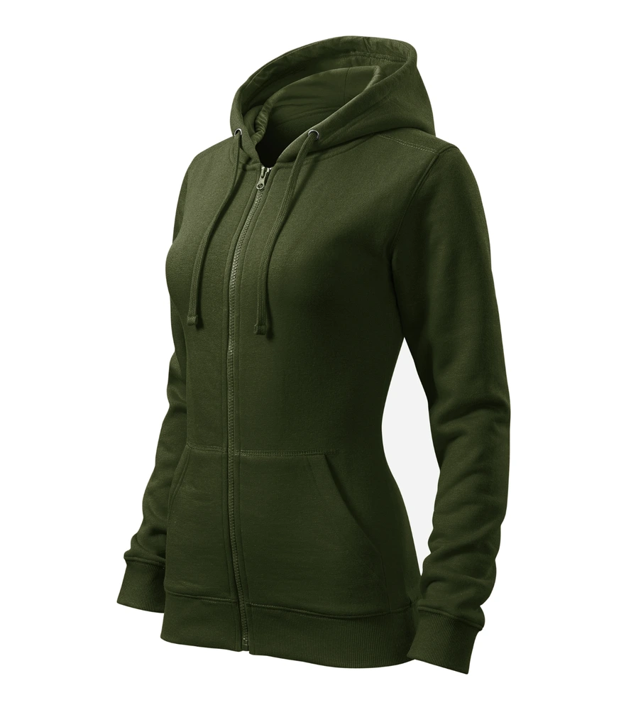 Hanorac cu fermoar damă Malfini Zipper Trendy · 300 g/m², bumbac / poliester