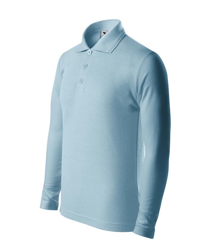 Tricou polo cu mânecă lungă copii Malfini Pique · 200 g/m², bumbac / poliester