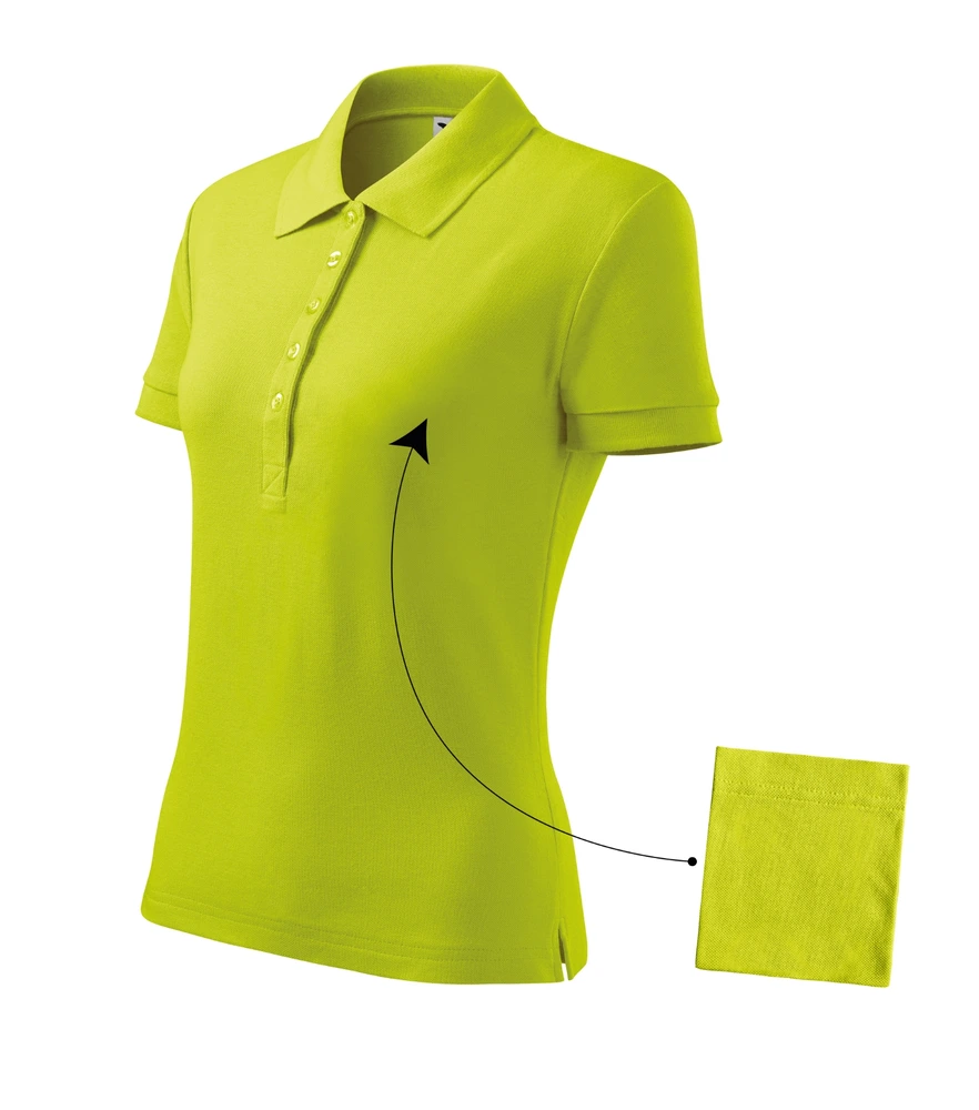 Tricou polo damă Malfini Cotton · 170 g/m², bumbac / vâscoză