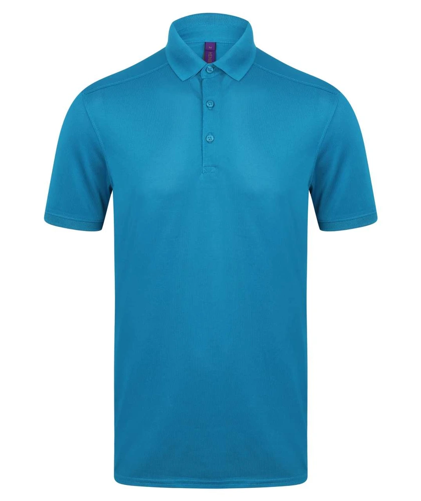 Tricou polo bărbați Henbury Slim Stretch Wicking Finish HN460 · 180 g/m², poliester / elastan