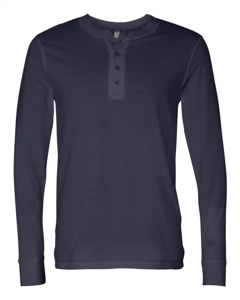 Tricou cu mânecă lungă bărbați Bella Henley BE3150 · 140 g/m², bumbac / poliester
