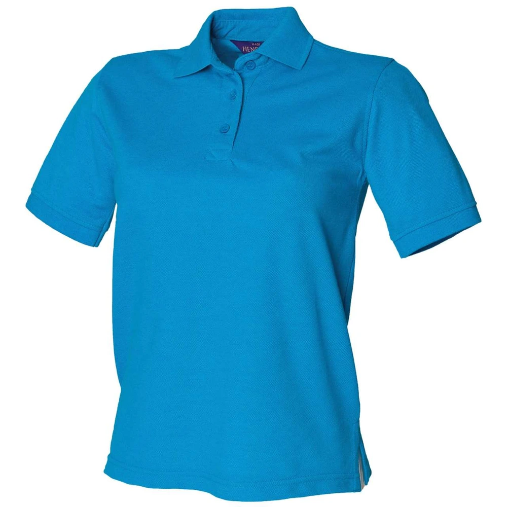 Tricou polo damă Henbury Classic 65 35 Pique HN401 · 200 g/m², bumbac / poliester