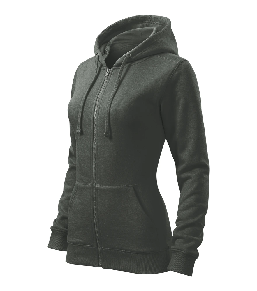 Hanorac cu fermoar damă Malfini Zipper Trendy · 300 g/m², bumbac / poliester